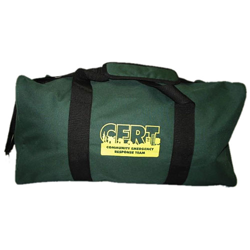 CERT Green Duffel with Logo